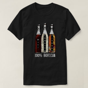 Traditionele Puerto Ricaanse Drinken 100% Boricua  T-shirt