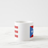 Traditionele Puerto Ricaanse vlag Espresso Kop (Voorkant)