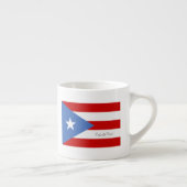 Traditionele Puerto Ricaanse vlag Espresso Kop (Rechts)