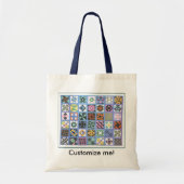 "Traditionele quilt #2" Tote Bag (Voorkant)