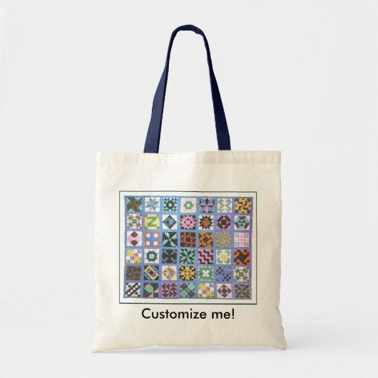 "Traditionele quilt #2" Tote Bag (Voorkant)