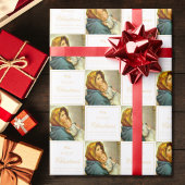Traditionele Religieuze Maagd Maria & Jezus Kathol Cadeaupapier
