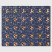 Traditionele religieuze Madonna en kerst bij kinde Cadeaupapier (Vlak)