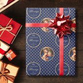 Traditionele religieuze Madonna en kerst bij kinde Cadeaupapier