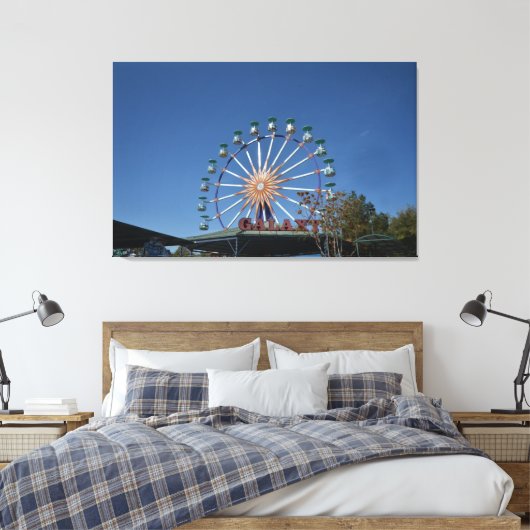 Traditionele reuzenrad canvas print (Insitu (Slaapkamer))