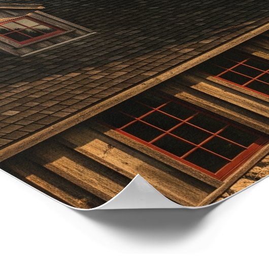 Traditionele rode bakstenen koepel poster (Hoek)