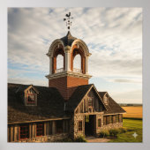 Traditionele rode bakstenen koepel poster (Voorkant)