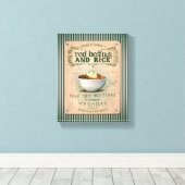 Traditionele rode bonen & rijst canvas afdruk (Insitu (Houten vloer))