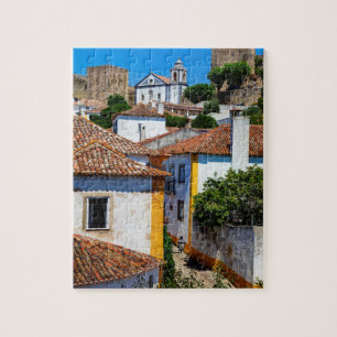 Traditionele rode dakhuizen   Portugal Legpuzzel