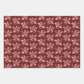 Traditionele rode poinsettia Kerstmis/vakantie Inpakpapier Vel (Voorkant 3)