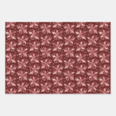 Traditionele rode poinsettia Kerstmis/vakantie Inpakpapier Vel (Voorkant)