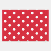 Traditionele rode witte en groene kerst inpakpapier vel (Voorkant 3)