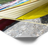 Traditionele roeiboten poster (Hoek)