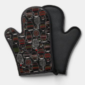 Traditionele Roemeense pitchers (kleur/zwart) Ovenwant (Voorkant / Achterkant)