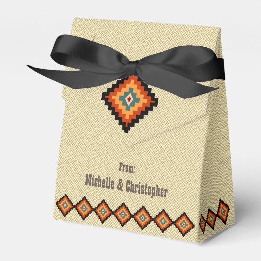 Traditionele Roemeense volkskunst motieven Bedankdoosjes (Voorkant Zijde)