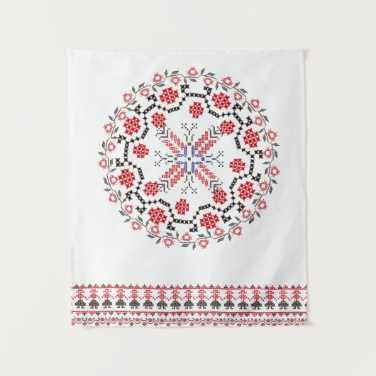 Traditionele Roemeense volksmotieven Roemenië 1 Wandkleed (Voorkant)