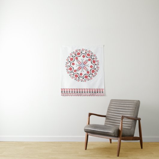 Traditionele Roemeense volksmotieven Roemenië 1 Wandkleed (In situ)