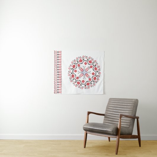 Traditionele Roemeense volksmotieven Roemenië 1 Wandkleed (In Situ (horizontaal))