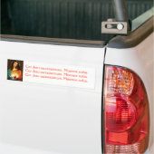 TRADITIONELE ROMAN CATHOLIC SACRED HEART OF JESUS BUMPERSTICKER (Op Truck)