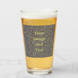 Traditionele Romantische mediterrane steenwand Glas