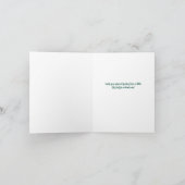 Traditionele rood en groen geplakte kerstfoto feestdagen kaart (Binnen)