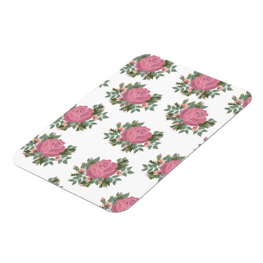 Traditionele roos boeket magneet (Linkerzijde)
