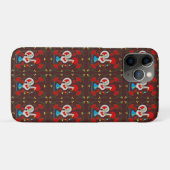 Traditionele rooster van Barcelona in wit Case-Mate iPhone Case (Achterkant (horizontaal))