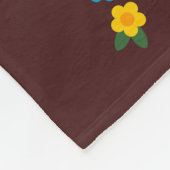 Traditionele rooster van Barcelona in wit Fleece Deken (Hoek)