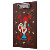 Traditionele rooster van Barcelona in wit Klembord (Links)