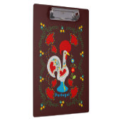 Traditionele rooster van Barcelona in wit Klembord (Rechts)