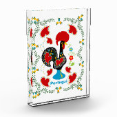 Traditionele rooster van Portugal in zwart Fotoblokken (Links)