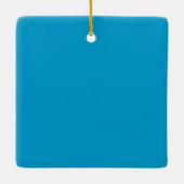 Traditionele rooster van Portugal in zwart Keramisch Ornament (Achterkant)