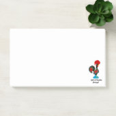 Traditionele rooster van Portugal in zwart Post-it® Notes (Kantoor)