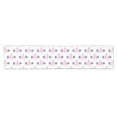 Traditionele Roze & Lila Kerst Notenkraker Korte Tafelloper (Horizontaal)