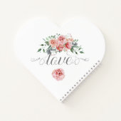 Traditionele roze rozen met Names Weddenschap Notitieboek (Achterkant)