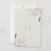 Traditionele RSVP-kaart RSVP Kaartje (Achterkant)