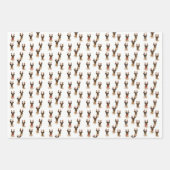 Traditionele Rustieke Kerst Assorted Variety Pack Inpakpapier Vel (Voorkant 3)