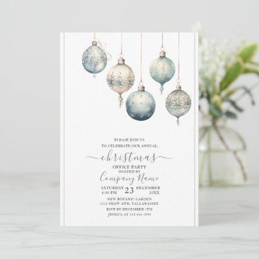 Traditionele rustieke Winter Waterverf Vrolijk Ker Kaart (Staand voorkant)