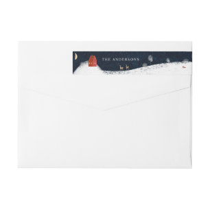 Traditionele Rustische marine Red Winter Merry Ker