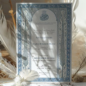 Traditionele Saffiercrème Iznik Tegel Muslim Kaart