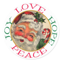 Traditionele Santa Christmas Hope Peace