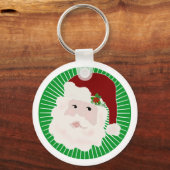 Traditionele Santa Claus T-shirts en geschenken Sleutelhanger (Voorkant)