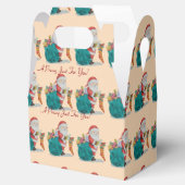 traditionele santa staat klaar voor kerstmis bedankdoosjes (Geopend)