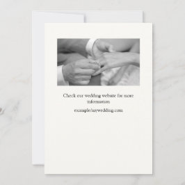 Traditionele Save the Date - Jasmine, Wingerdranke