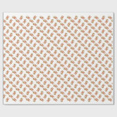 Traditionele Scandinavische Folk Art van Zweedse j Cadeaupapier (Vlak)