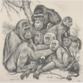 traditionele schilderijen afbeeldingen sticker (Voorkant)