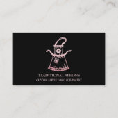 Traditionele Schorten bakkerij Visitekaartje (Voorkant)