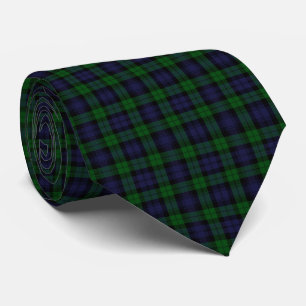 Traditionele Schotse Black Watch Tartan Plaid Stropdas