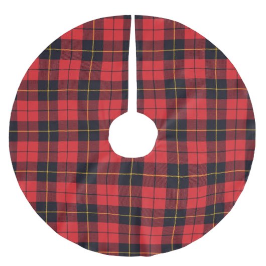 Traditionele Schotse Clan Wallace Tartan Kerstboom Rok (Voorkant)