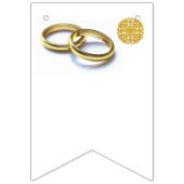 Traditionele Schotse en Keltische bruiloft Ring Th Vlaggetjes (Eerste vlag)